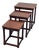 Traditional Wood Nesting Tables, Set of Three For Sale