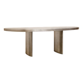 Stainless Steel Dining Table by Kasanai For Sale