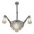 French Art Deco Chandelier by Ravaud & Muller Freres 1930 France For Sale