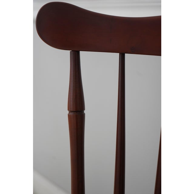 Pair of Frederick Duckloe Cherry Windsor Side Chairs For Sale - Image 11 of 18