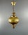 20th Century Amber Blown Glass Lantern Pendant Lights, Set of 2 For Sale - Image 3 of 10