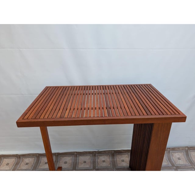 Bar Furniture in Exotic Teak, Set of 3 For Sale - Image 6 of 18