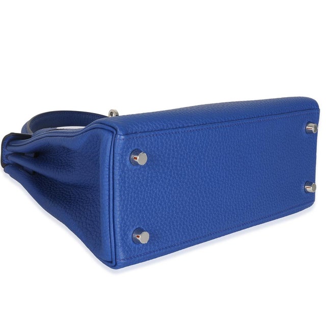Bleu Royal Togo Kelly Retourne 25 PHW For Sale In New York - Image 6 of 8