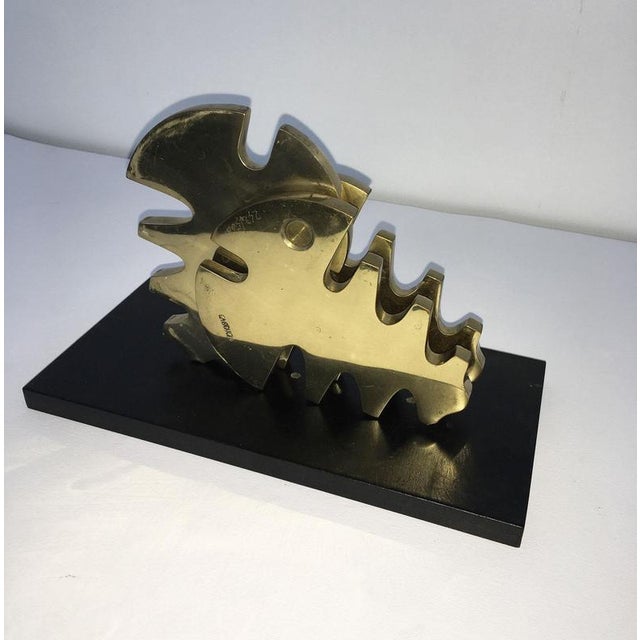 Painted Metal Abstract Life Sculpture, 1980 For Sale - Image 9 of 16