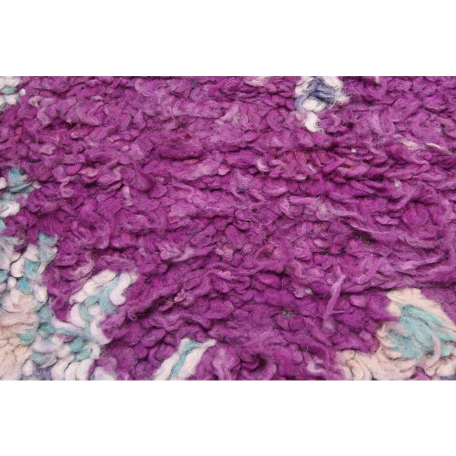 Textile Vintage Purple Beni M'Guild Moroccan Rug, 06'06 X 08'09 For Sale - Image 7 of 10
