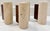 Early 21st Century Travertine & Wood Wall Sconce Natural Stone Cylinder Light For Sale - Image 5 of 5