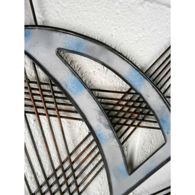 Contemporary Modern Abstract Metal Wall Art For Sale In New York - Image 6 of 7