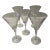 Vintage Towle Crystal Wine Glasses Set of 5 For Sale