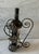Vintage Metal Wine Bottle Rack With Grape Leaf Design For Sale - Image 4 of 12