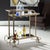 Metal Trolley Bar Cart For Sale - Image 7 of 8