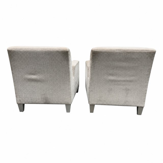 Baker Furniture Company Jean-Louis Deniot for Baker Furniture Almandine Lounge Chairs, Pair For Sale - Image 4 of 12