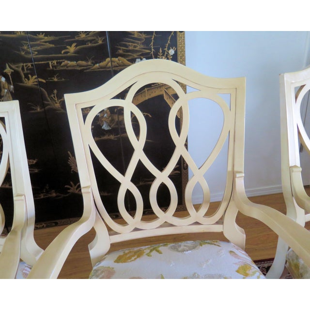 William Switzer Blonde Oversize Loop Back Dinning/Side Chairs/Set of 4 For Sale In Boise - Image 6 of 7