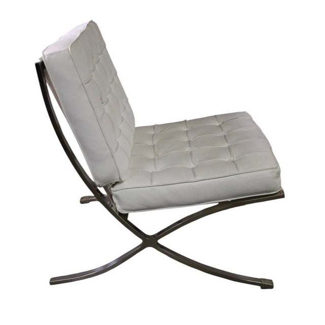 Knoll Mies Van Der Rohe Iconic Barcelona Lounge Chair and Ottoman.