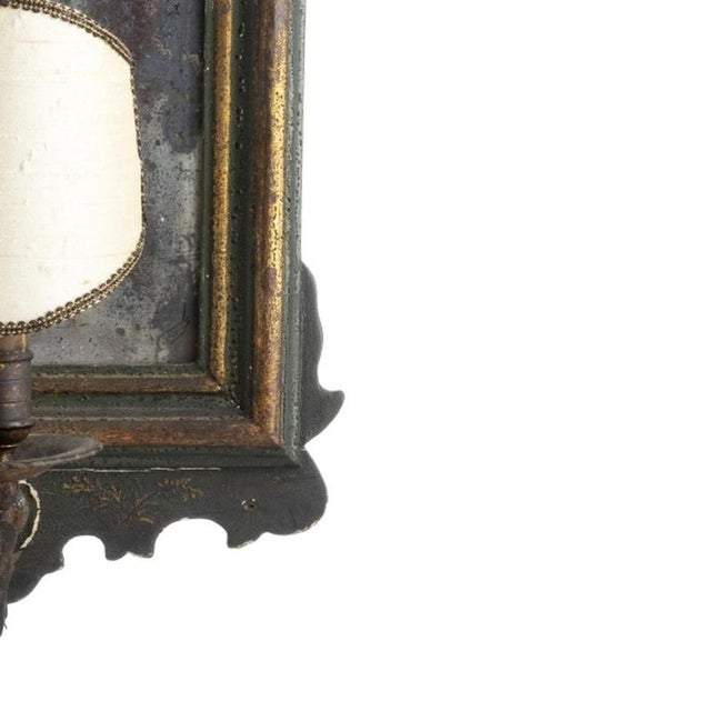 19th Century Wall Mirror in Gilded Wood For Sale - Image 5 of 6