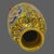 Gold Vintage Ornate Jeweled Cloisonne Hand Painted Enamel Gilded Floral Small Vase For Sale - Image 8 of 11
