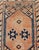 Textile Tribal Medallion Design Vintage Turkish Runner in Orange and Navy Blue For Sale - Image 7 of 12