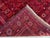 Vintage Afghan Bashiri All-Over Gul Rosette Tribal Room Rug - 9'3" X 6'9" For Sale - Image 11 of 12