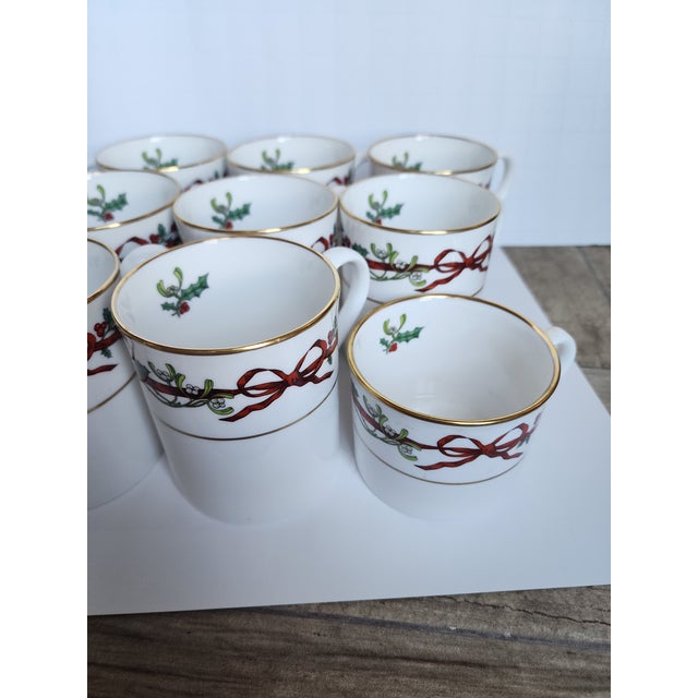 Christmas Coffee Cups Royal Worcester For Sale - Image 4 of 7