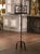 Black 19th C. French Gothic Wrought Iron Double-Sided Music Stand With Fleur-De-Lis For Sale - Image 8 of 9