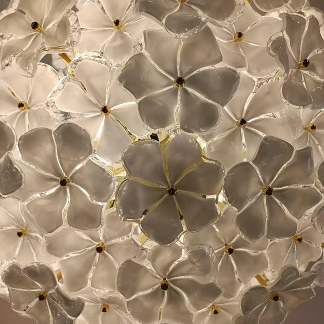 Large Gardenia Ball Ceiling Lamp For Sale - Image 3 of 7