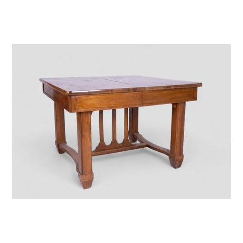 Rustic Vintage Wooden Side Table For Sale - Image 3 of 8