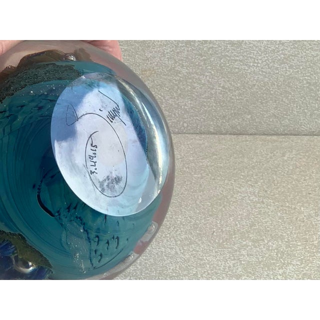 Josh Simpson Art Glass Paperweight “Planet” Series For Sale In Naples, FL - Image 6 of 11