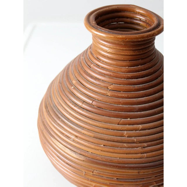 Mid-Century Modern Mid-Century Pencil Reed Vase For Sale - Image 3 of 9