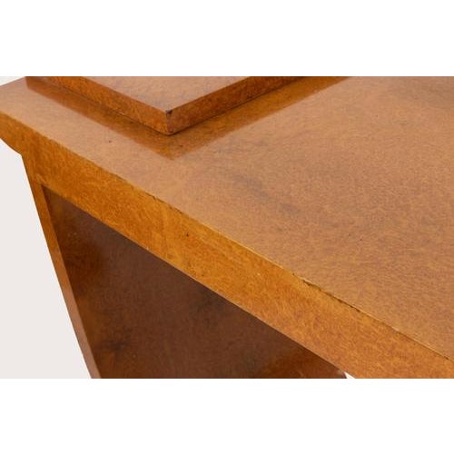 Art Deco Console in Mahogany and Amboyna by Jules Leleu, France, 1923 For Sale - Image 11 of 12