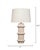 Contemporary Jamie Young Trousdale Polyresin Table Lamp with Linen Shade For Sale - Image 3 of 4