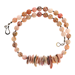 Pink Peruvian Opal Necklace