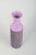 Gabriel, Sweden Ceramic vase, 1970s. Tall cylindrical retro vase in purple glaze with hand-painted vertical striping in...