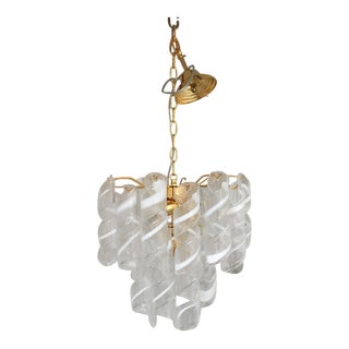 Contemporary Murano Glass "Spirale" Chandelier For Sale