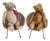 Antique American Teddy Bears with Ribbons Sitting in Wicker Chairs, Priced Each For Sale