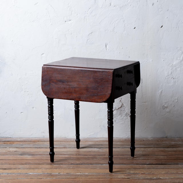 Regency Mahogany Work Table, c.1820 For Sale - Image 12 of 13