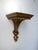 Hollywood Regency Vintage Hollywood Regency Gilt Fluted Architectural Wall Corbel Display Shelf For Sale - Image 3 of 9
