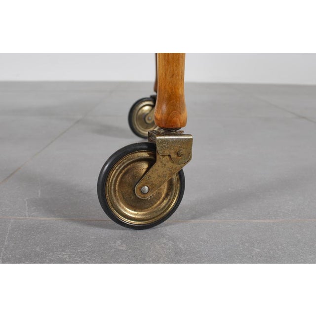 Vintage Italian Serving Cart in Bent Plywood, 1950s For Sale - Image 17 of 18