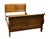 French Country Ethan Allen Country French Collection Solid Birch Full Size Sleigh Bed 26-5611 - Fruitwood Finish For Sale - Image 3 of 8