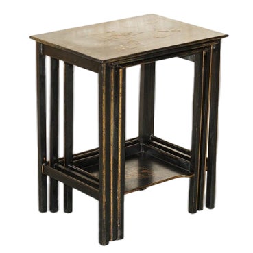 Vintage Chinese Nesting Tables, 1900, Set of 3 For Sale