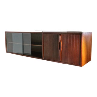 Mid Century Wall Hanging Display Storage Cabinet C 1950 / 1960's For Sale