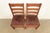 L. & J. G. Stickley Antique Mission Oak Arts & Crafts Ladder Back Side Chairs or Dining Chairs | Pair For Sale In South Bend - Image 6 of 17