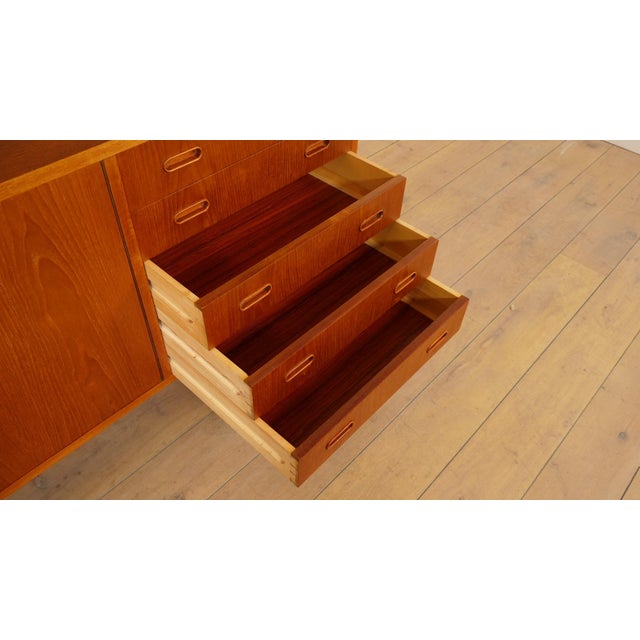 Vintage Wall Unit in Teak For Sale - Image 15 of 18