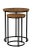 Coastal Sunset Nesting Tables - Brown For Sale - Image 3 of 8