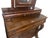 Wood 19th Century Antique Empire Flame Mahogany Dresser With Mirror For Sale - Image 7 of 11