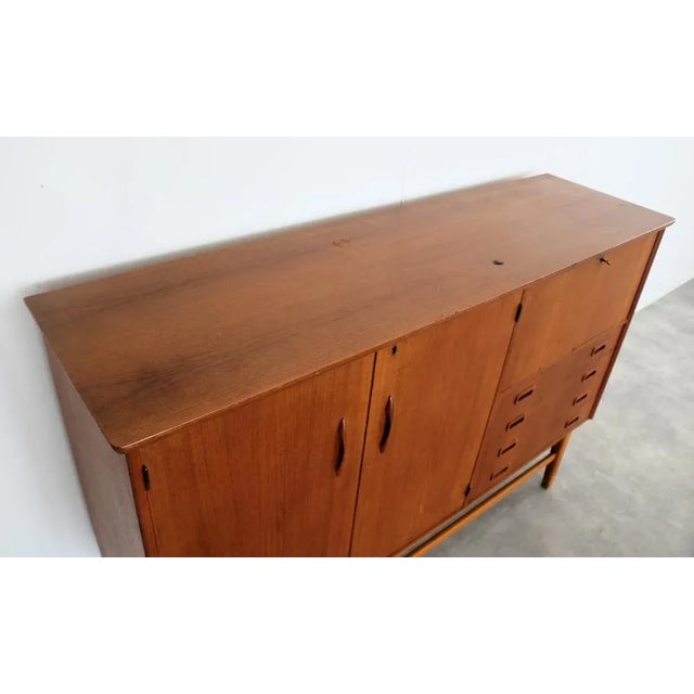 Wood Vintage Swedish Highboard, 1960s For Sale - Image 7 of 12