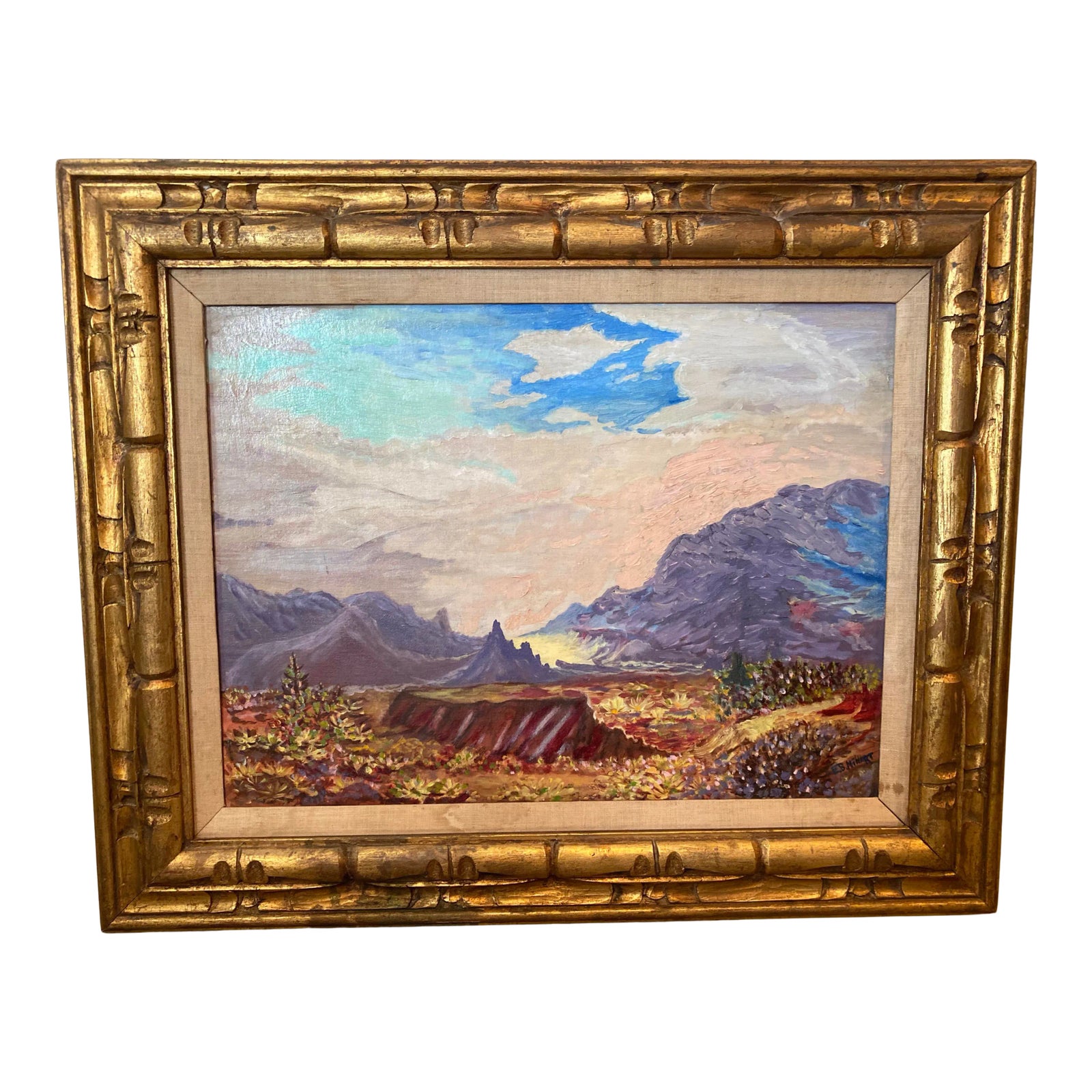 Mid 20th Century California Landscape Oil Painting by Edith Helen Boyd ...