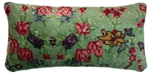 Vintage Hand-Made Rug Cushion Cover, 1960s