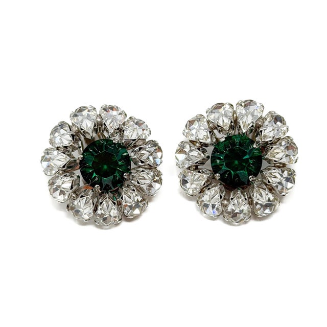 Vintage Flower Earrings from Christian Dior, 1963, Set of 2 For Sale - Image 12 of 12