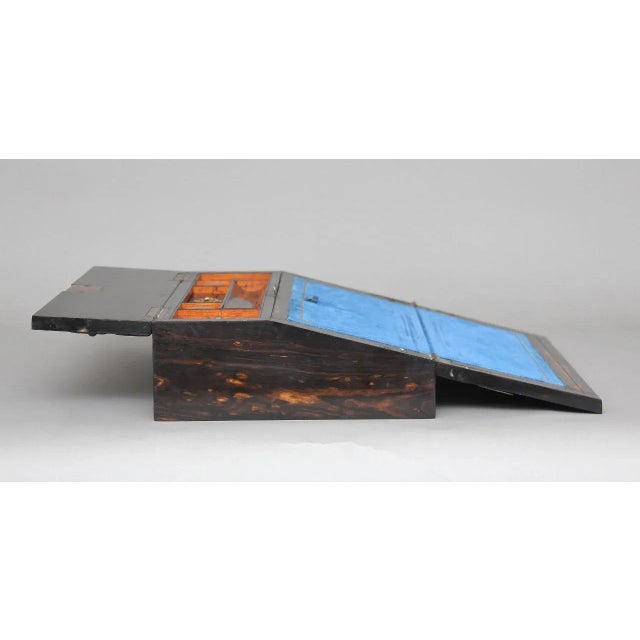 Coromandel Writing Slope, 1880s For Sale - Image 4 of 10
