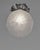 Muller frères A wonderful French 1925 - 1935 art deco ceiling light in nickel plated bronze or solid brass holding a large...