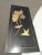 Vintage Chinese Asian Black & Red Hand Painted Lacquer Cabinet Side Table For Sale In Los Angeles - Image 6 of 12